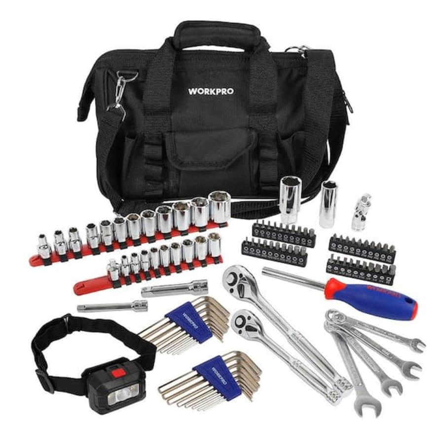 WorkPro 93-piece Mechanics Tool Set for $30 WorkPro 93-piece Mechanics Tool Set for $30