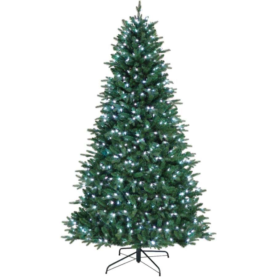 Mr. Christmas 7.5-Foot Alexa-Enabled Pre-lit Tree for $250
