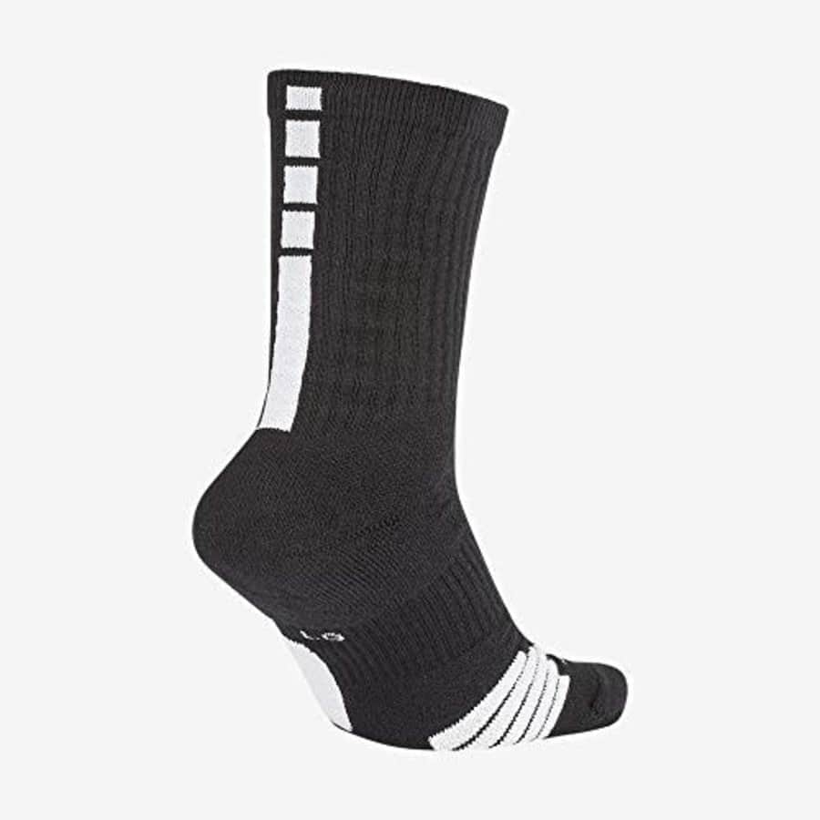 Nike Elite Basketball Crew Socks Black/White Size Small for $52