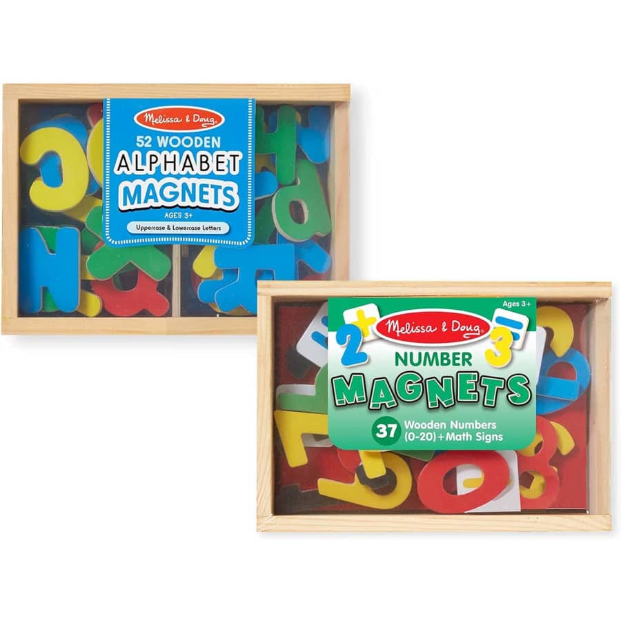 Melissa & Doug Deluxe Magnetic Letters and Numbers Set for $15 Melissa & Doug Deluxe Magnetic Letters and Numbers Set for $15