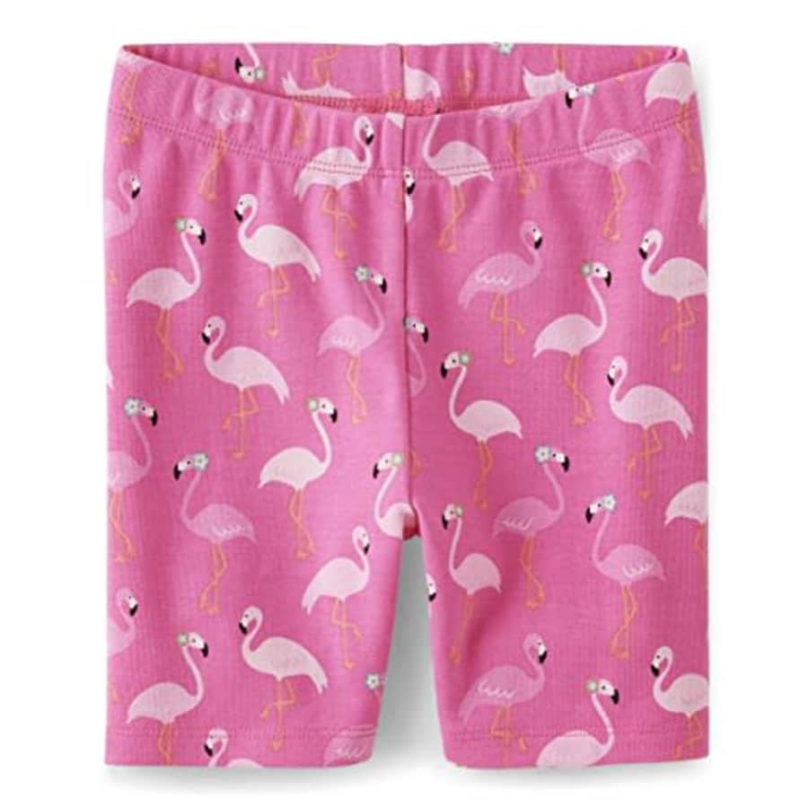 Gymboree Girls and Toddler Bike Shorts, Pink Flamingos, 5T US for $12