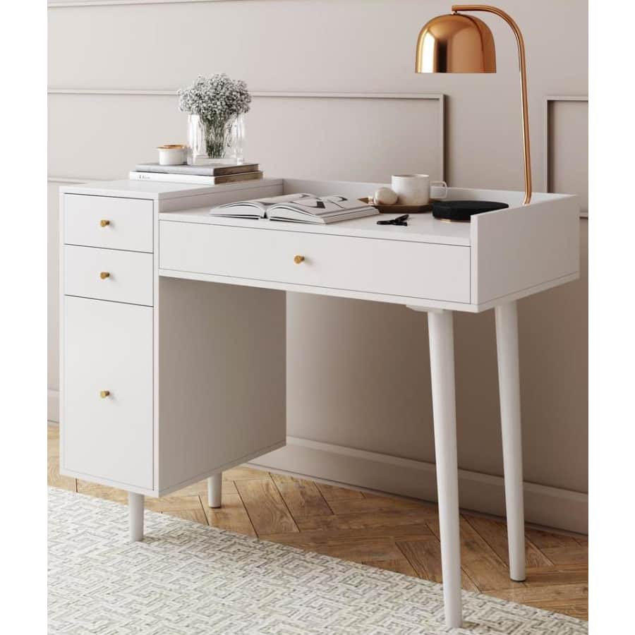 Nathan James Daisy 3-Drawer Desk for $138 Nathan James Daisy 3-Drawer Desk for $138