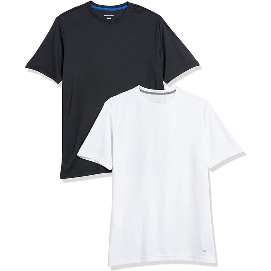 Amazon Essentials Men's Active T-Shirt 2-Pack for $14 w/ Prime Amazon Essentials Men's Active T-Shirt 2-Pack for $14 w/ Prime