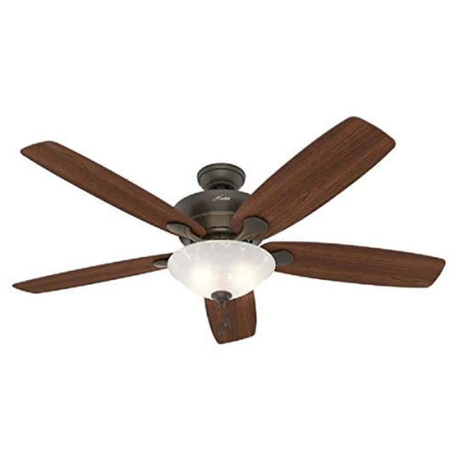 Hunter 60" Regalia New Bronze Ceiling Fan with Light for $179