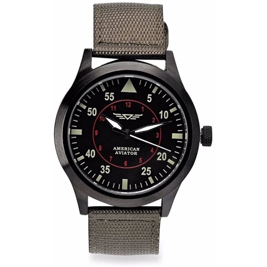 As Seen on TV American Aviator Men's Casual Watch for $15