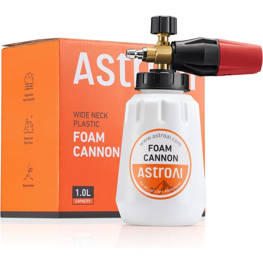 AstroAI 1L Heavy-Duty Foam Cannon for $23