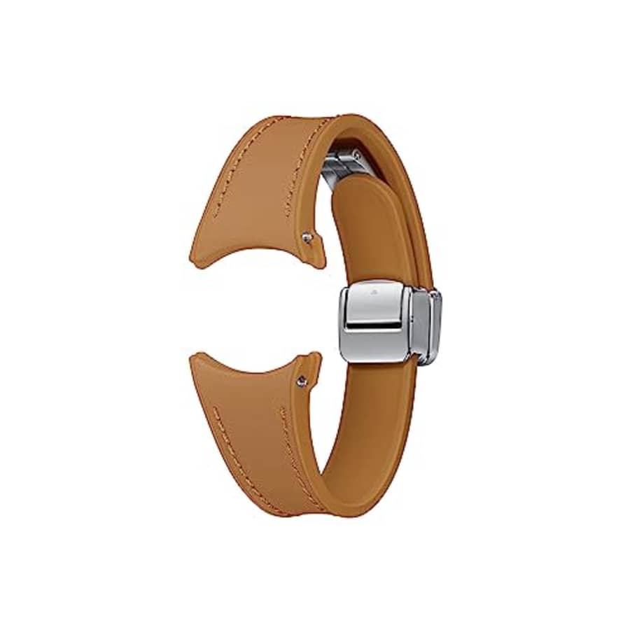 SAMSUNG Galaxy Watch 6, 5, 4 Series Hybrid Eco Leather Band, Slim, D-Buckle Magnetic Closure for for $55 SAMSUNG Galaxy Watch 6, 5, 4 Series Hybrid Eco Leather Band, Slim, D-Buckle Magnetic Closure for for $55
