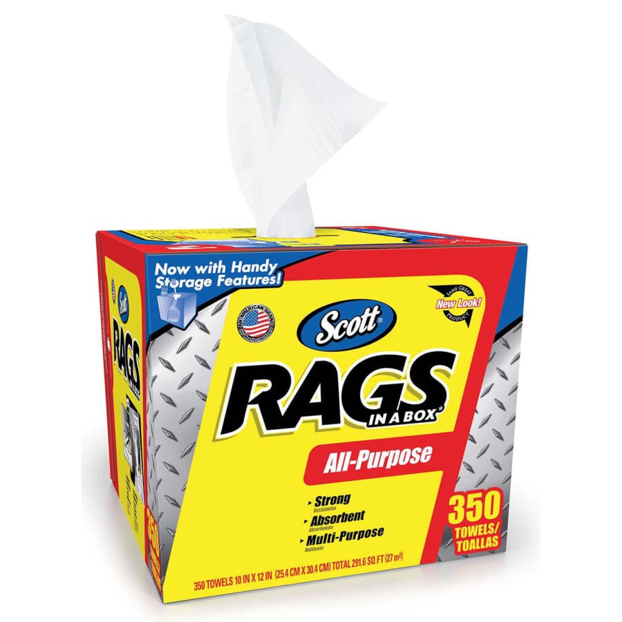 Scott Shop Rags in a Box 350-Count Box for $15 for members