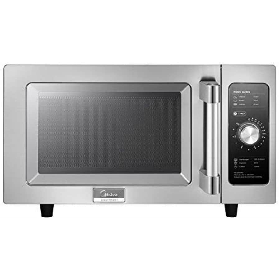 Midea Equipment 1025F0A Countertop Commercial Microwave Oven with Dial, 1000W, Stainless Steel.9 for $296