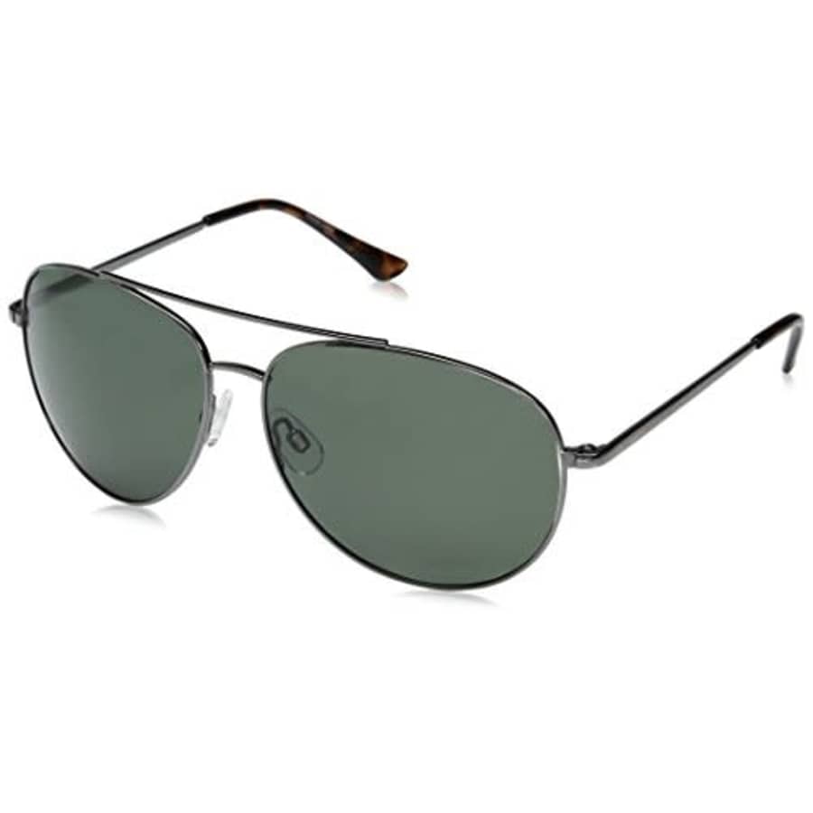 Columbia Canyons Bend Aviator Sunglasses, Shiny Gunmetal/Green Polarized, 60 mm for $39 Columbia Canyons Bend Aviator Sunglasses, Shiny Gunmetal/Green Polarized, 60 mm for $39