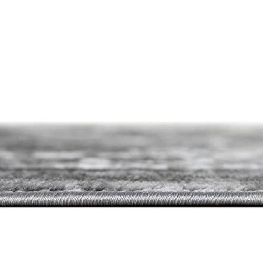 Unique Loom Sofia Collection Area Rug - Salle Garnier (2' x 3' 1" Oval, Gray/ Ivory) for $19