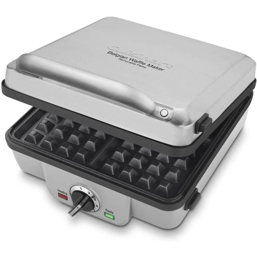 Cuisinart Stainless Steel Belgian Waffle Maker w/ Pancake Plates for $110 Cuisinart Stainless Steel Belgian Waffle Maker w/ Pancake Plates for $110