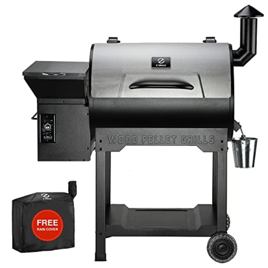 Z GRILLS ZPG-7002B3E Wood Pellet Grill & Electric Smoker BBQ Combo with Auto Temperature Control, for $459