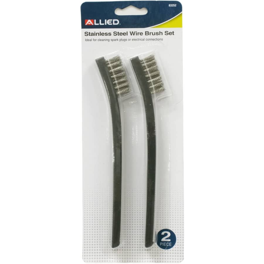 Allied Tools 2-Piece Stainless Steel Wire Brush Set for $10