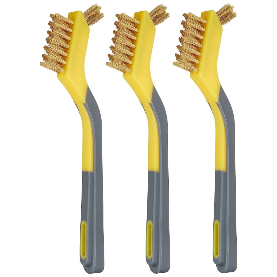 Amazon Basics 1/2" Brass Mini Brushes 3-Pack for $6