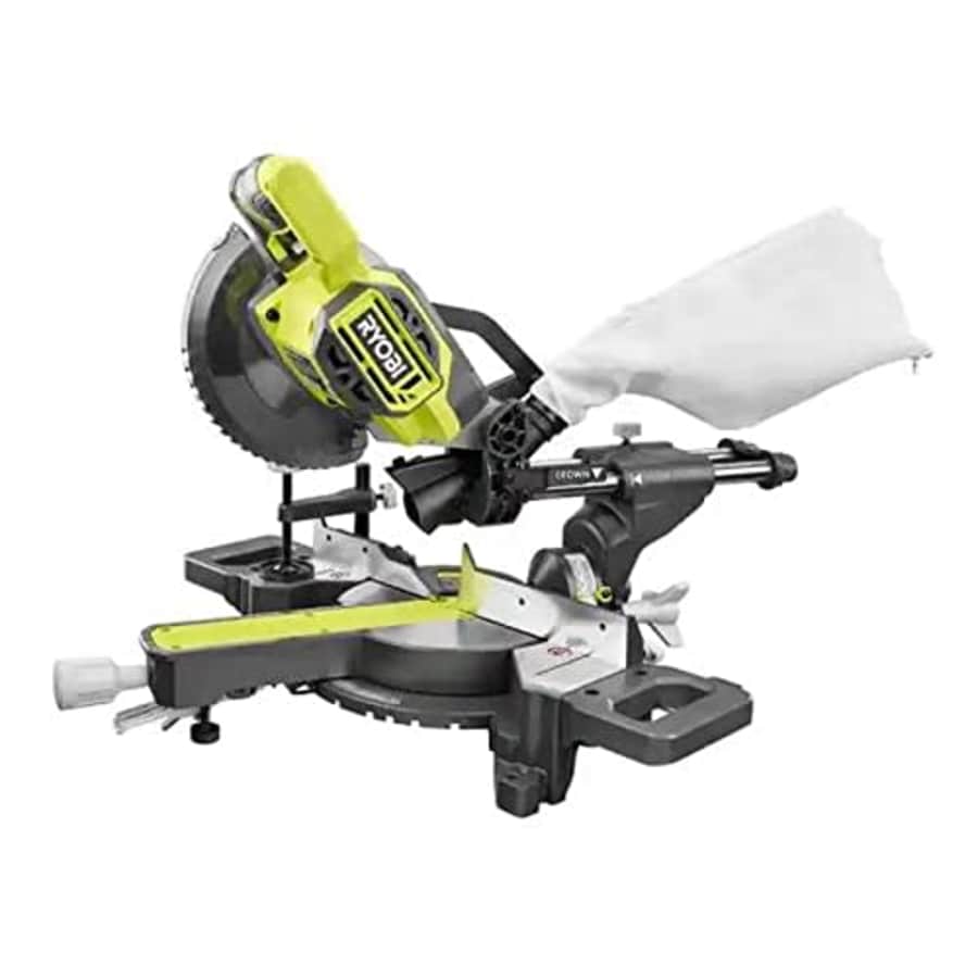 RYOBI ONE+ 18V Cordless 7-1/4 in. Sliding Compound Miter Saw for $225 RYOBI ONE+ 18V Cordless 7-1/4 in. Sliding Compound Miter Saw for $225