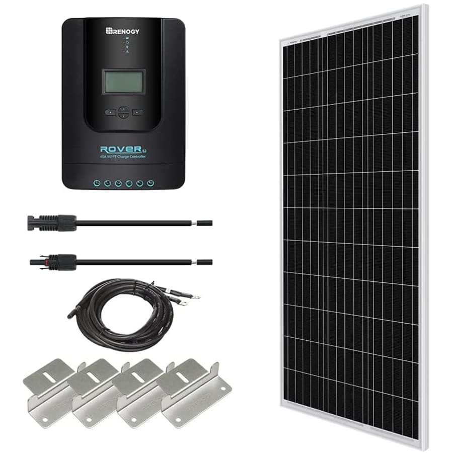 Renogy 100W 12V Monocrystalline Solar Starter Kit w/ 40A MPPT Charge Controller for $240 Renogy 100W 12V Monocrystalline Solar Starter Kit w/ 40A MPPT Charge Controller for $240