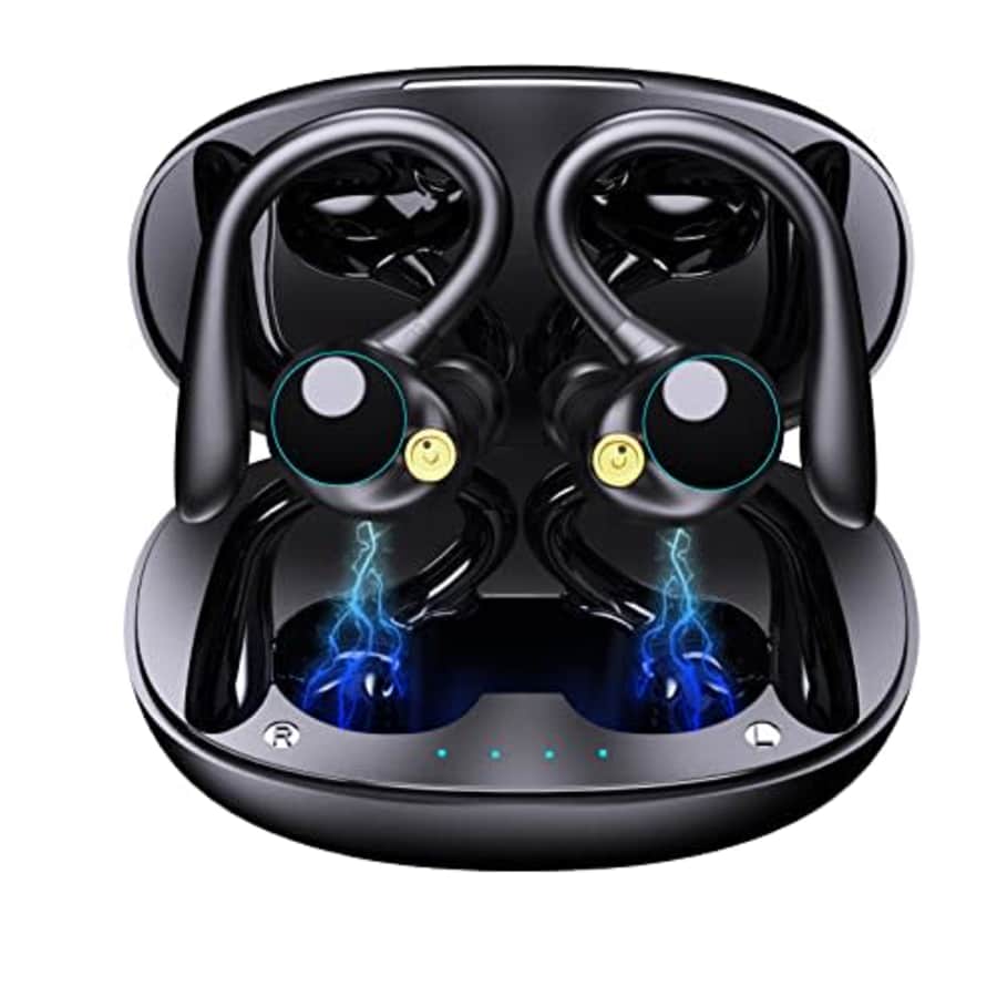 AODE SYNTRAVA Wireless Earbuds Bluetooth Headphones Back Sport Earphones Over-Ear Buds with Earhooks for $30 AODE SYNTRAVA Wireless Earbuds Bluetooth Headphones Back Sport Earphones Over-Ear Buds with Earhooks for $30