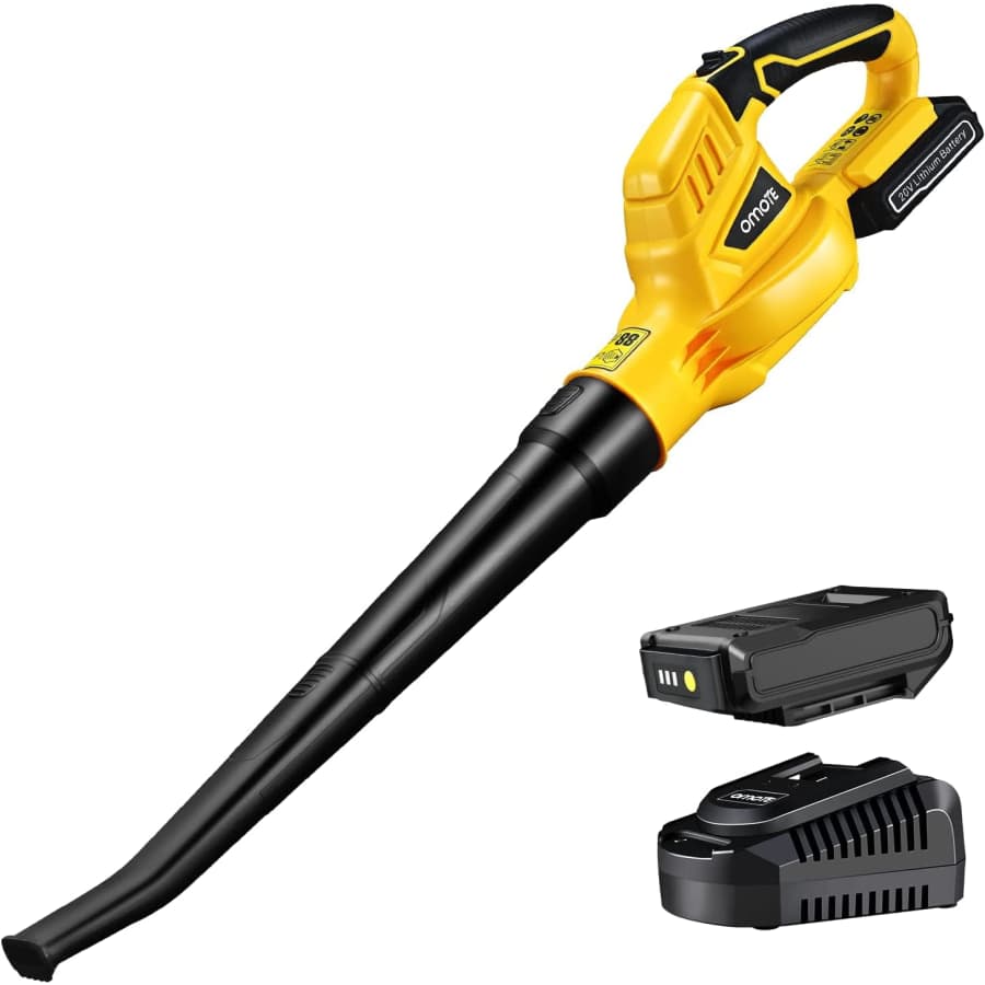 Omote 20V Cordless Leaf Blower for $80