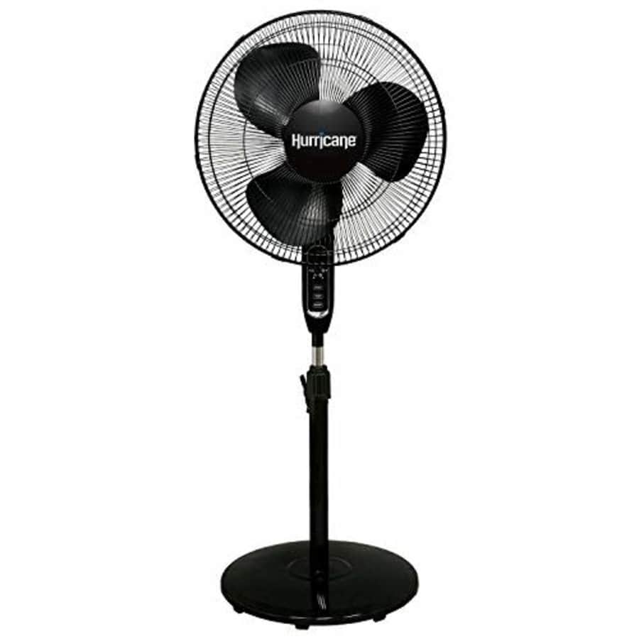 Hurricane Pedestal Fan - 16 Inch, Supreme Series, 90 Degree Oscillation With Remote Control 3 Speed for $126
