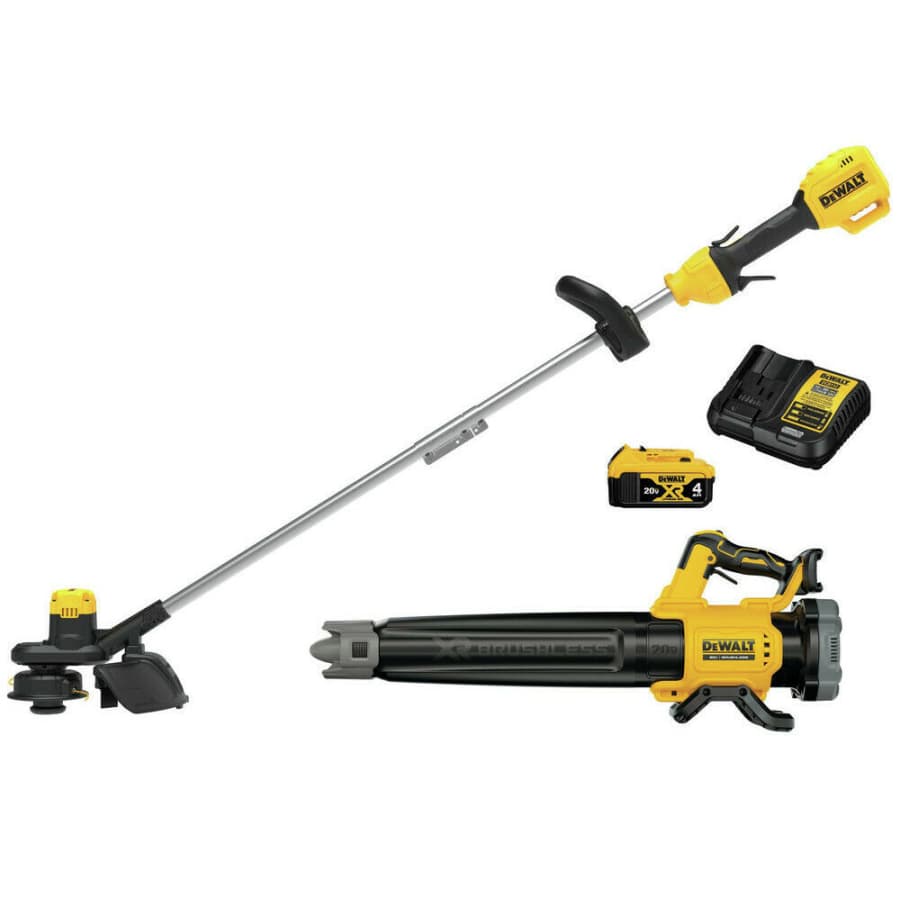 DeWalt 20V Max XR Cordless Trimmer and Blower Combo Kit for $199