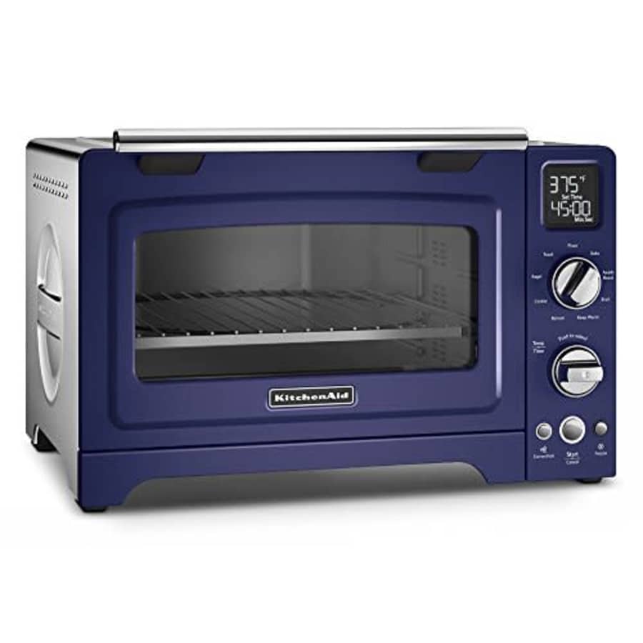KitchenAid 12 inches Digital Countertop Oven | Cobalt Blue (Renewed) for $300
