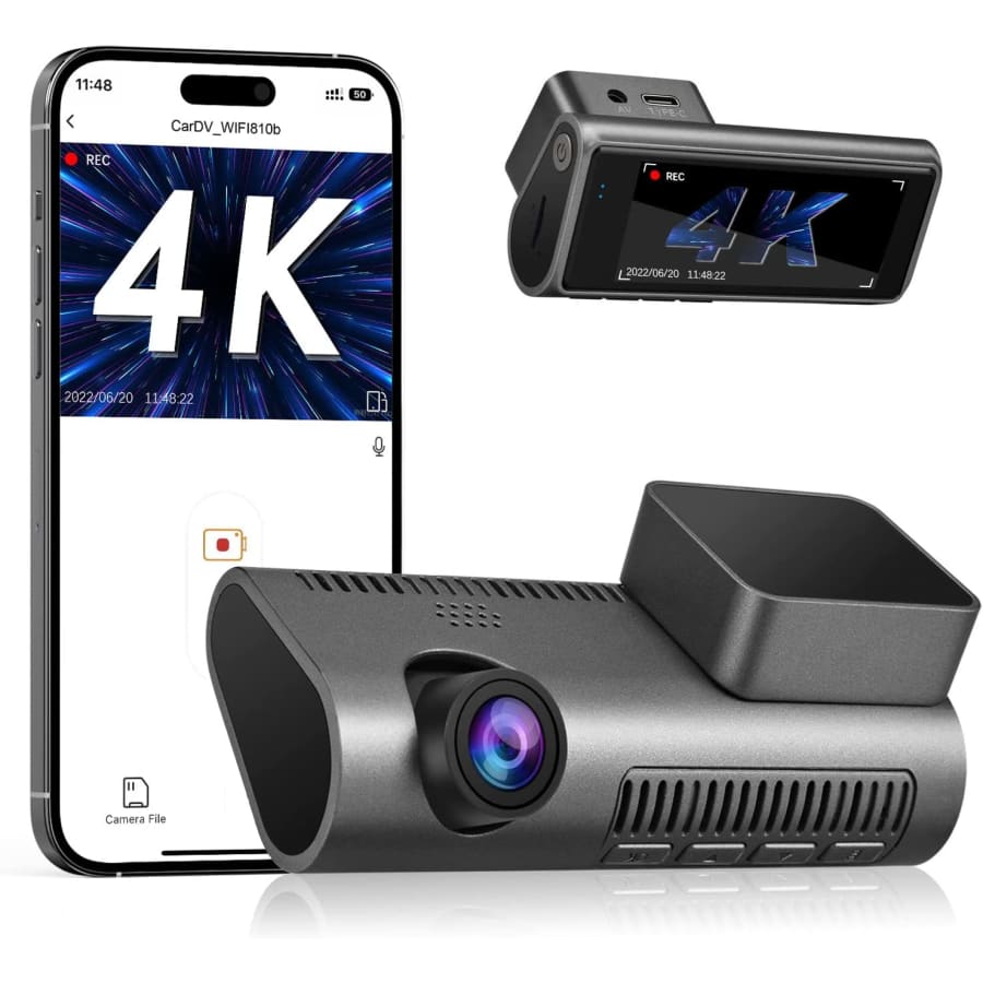 Navycrest 4K UHD Dash Cam for $40