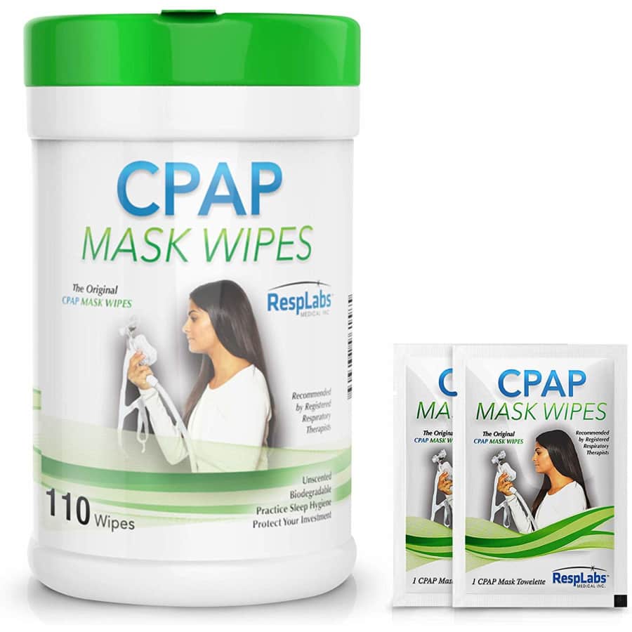 RespLabs Medical CPAP Mask Cleaning Wipes 110-Pack Plus 2 Travel Wipes for $8 RespLabs Medical CPAP Mask Cleaning Wipes 110-Pack Plus 2 Travel Wipes for $8