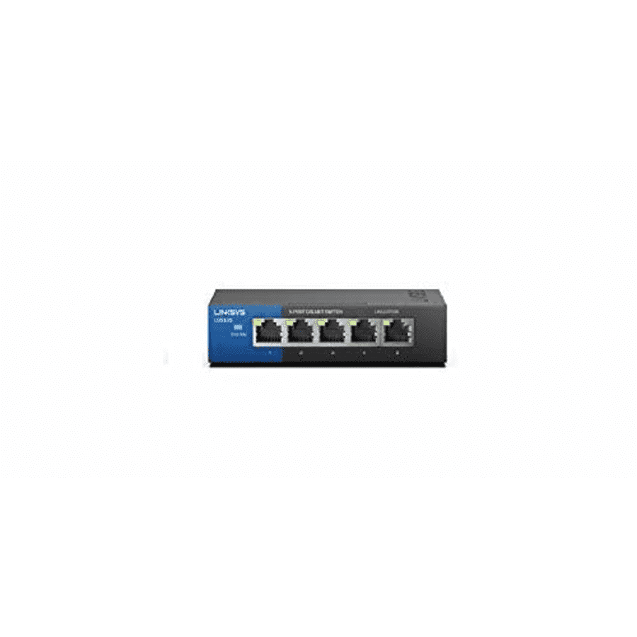 Linksys LGS105 - 5-port Gigabit Ethernet switch for $57