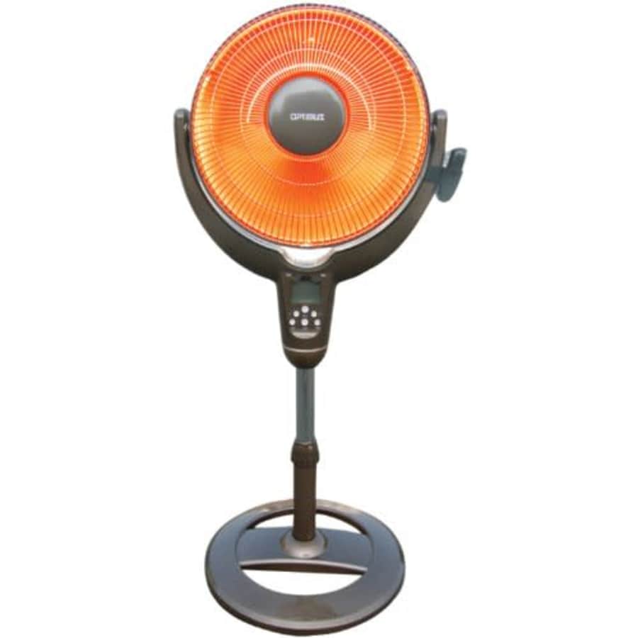 Optimus H-4501 14-Inch Oscillitating Pedestal Digital Dish Heater with Remote for $137