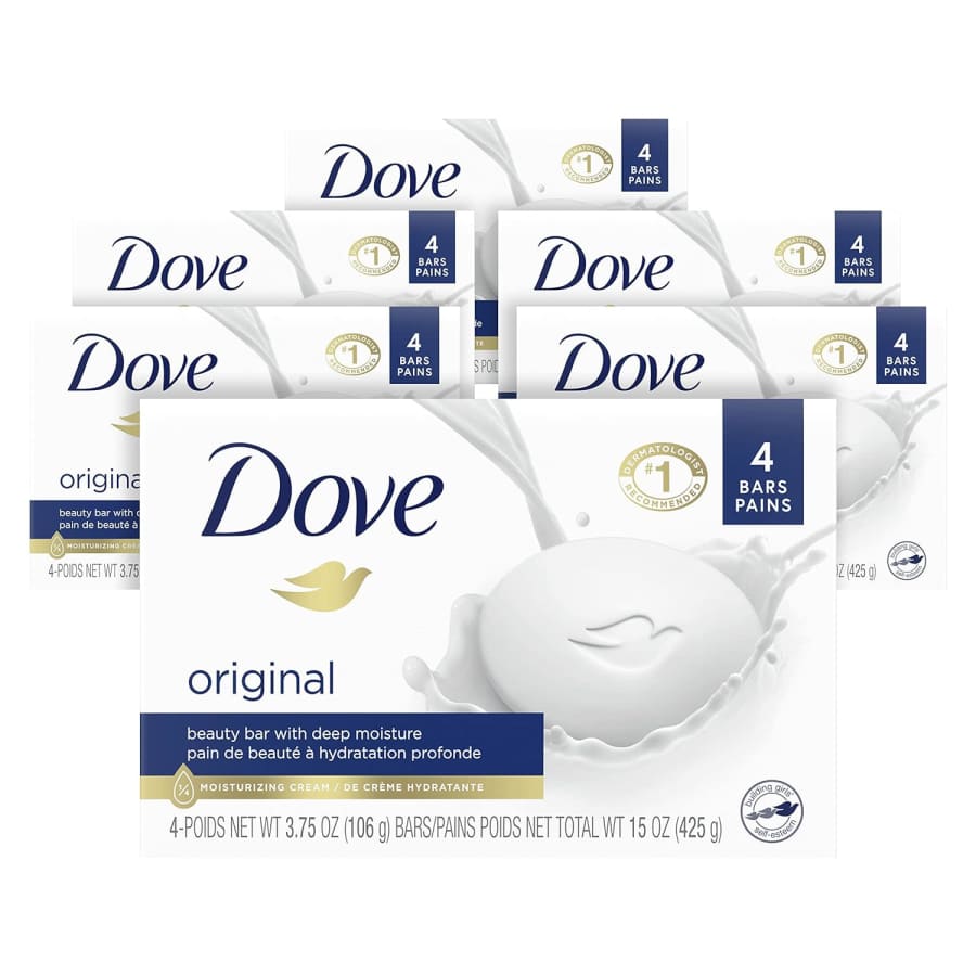 Dove Original Beauty Bar Soap 24-Pack for $18 via Sub. & Save Dove Original Beauty Bar Soap 24-Pack for $18 via Sub. & Save