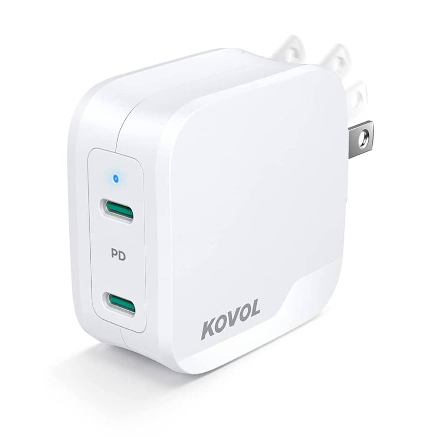 Kovol Sprint 40W PD Dual-Port USB-C Wall Charger for $40