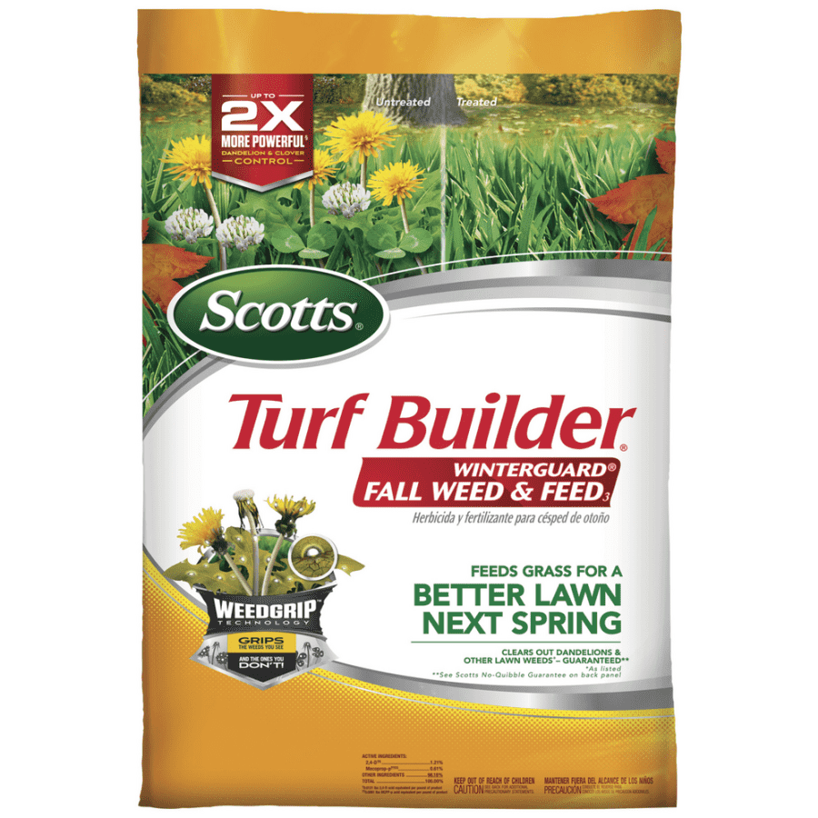 Scotts Turf Builder Winterguard Fall Weed & Feed3 14.29-lb. Bag for $49