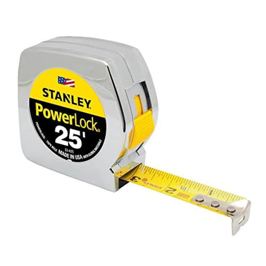 STANLEY Tape Measure, Chrome, 25-Foot (33-425) for $44 STANLEY Tape Measure, Chrome, 25-Foot (33-425) for $44