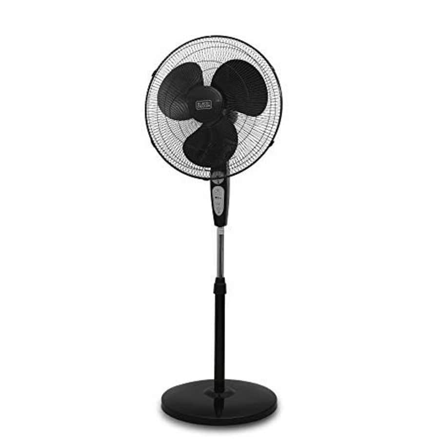 BLACK+DECKER BFSR18B 18 Inches Stand Fan with Remote, Black for $43 BLACK+DECKER BFSR18B 18 Inches Stand Fan with Remote, Black for $43