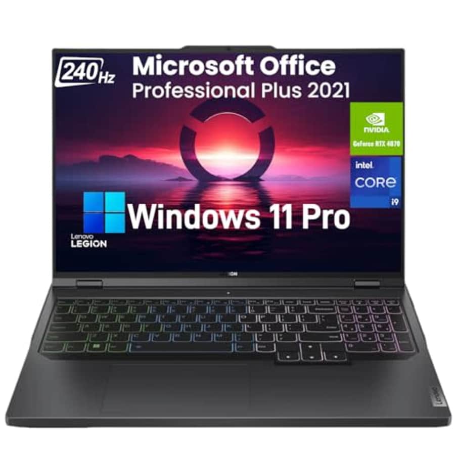 Lenovo Legion Pro 5i Gaming Laptop - 16" WQXGA 240Hz, Intel 20-Core i9-13900HX, NVIDIA RTX 4070, for $1,949