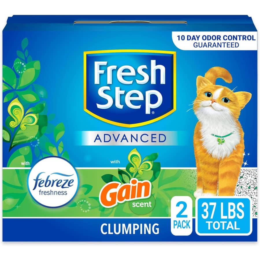 Fresh Step Clumping Cat Litter 37-lbs. for $13 w/ Prime + Sub & Save
