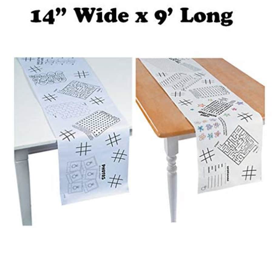 Fun Express KIDS' GAMES PAPER TABLE RUNNER (9FT) - Party Supplies - 1 Piece for $11 Fun Express KIDS' GAMES PAPER TABLE RUNNER (9FT) - Party Supplies - 1 Piece for $11