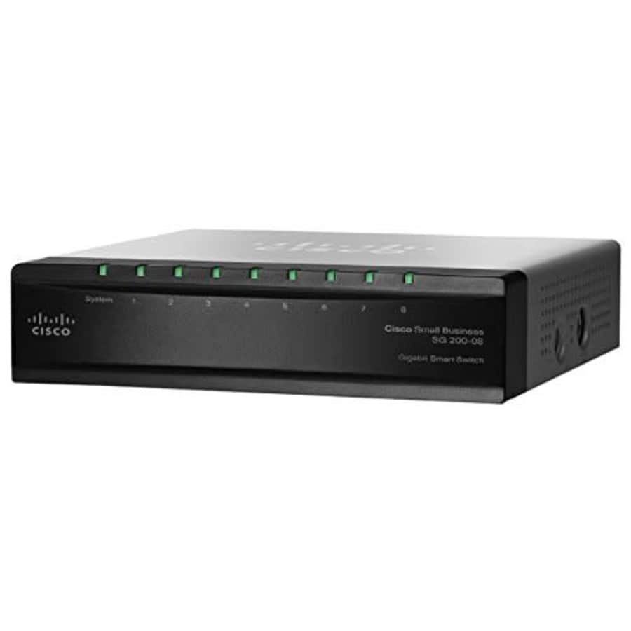 Cisco SG200-08 8-port Gigabit Smart Switch (SLM2008T-NA) for $149