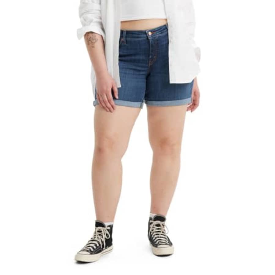 Levi's Women's Size Mid Length Shorts (Also Available, (New) Stop The Confusion Plus, 36 Plus for $25