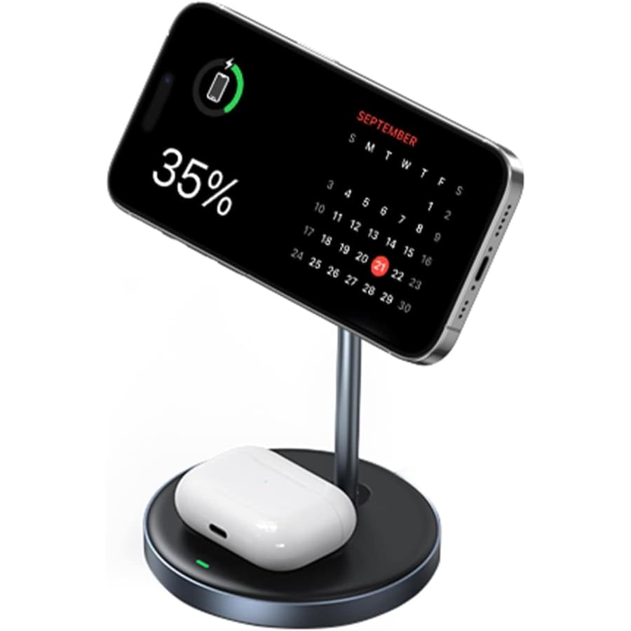 Ugreen 2-in-1 Magnetic Wireless Charging Station for $28 Ugreen 2-in-1 Magnetic Wireless Charging Station for $28