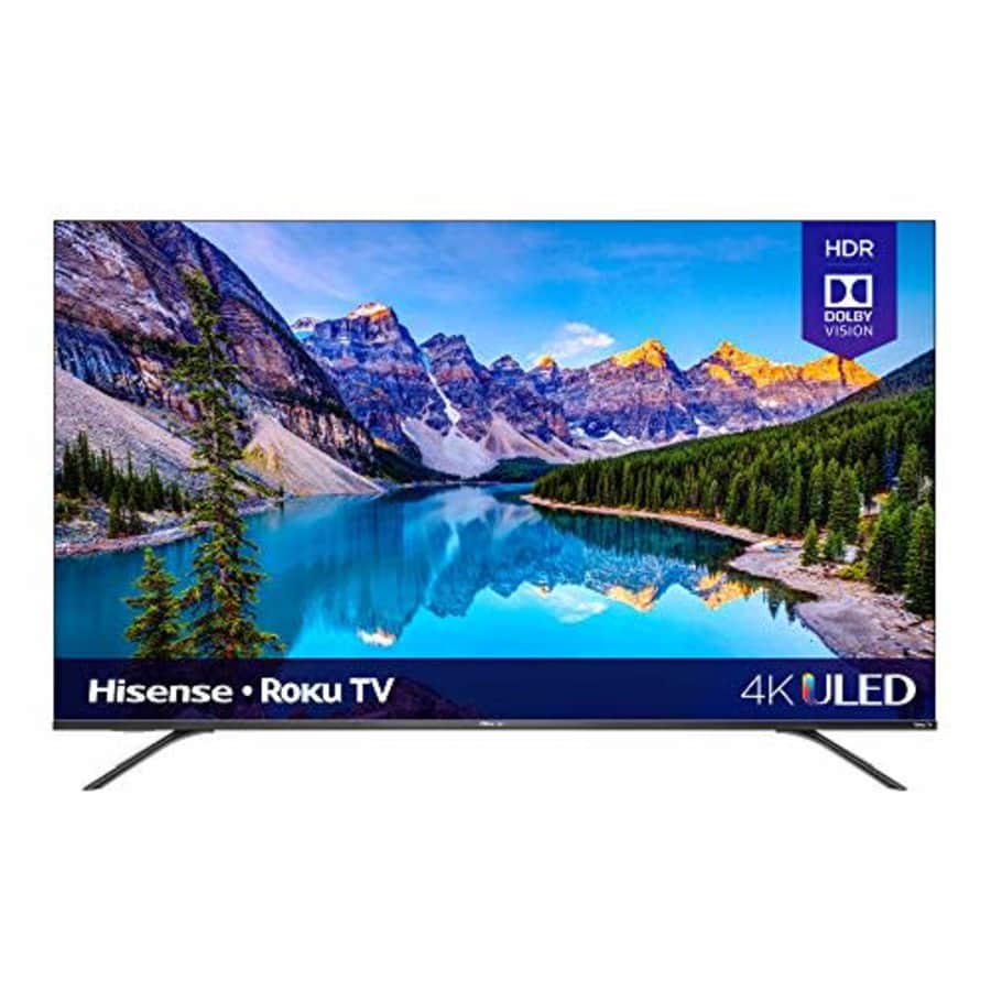 Hisense 55-Inch Class R8 Series Dolby Vision & Atmos 4K ULED Roku Smart TV with Alexa Compatibility for $500 Hisense 55-Inch Class R8 Series Dolby Vision & Atmos 4K ULED Roku Smart TV with Alexa Compatibility for $500