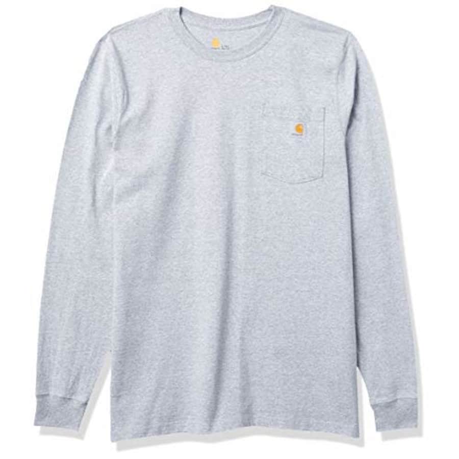 Carhartt Men's Big & Tall Relaxed Fit Heavyweight Long-Sleeve Hardhat Graphic T-Shirt, Heather for $20 Carhartt Men's Big & Tall Relaxed Fit Heavyweight Long-Sleeve Hardhat Graphic T-Shirt, Heather for $20