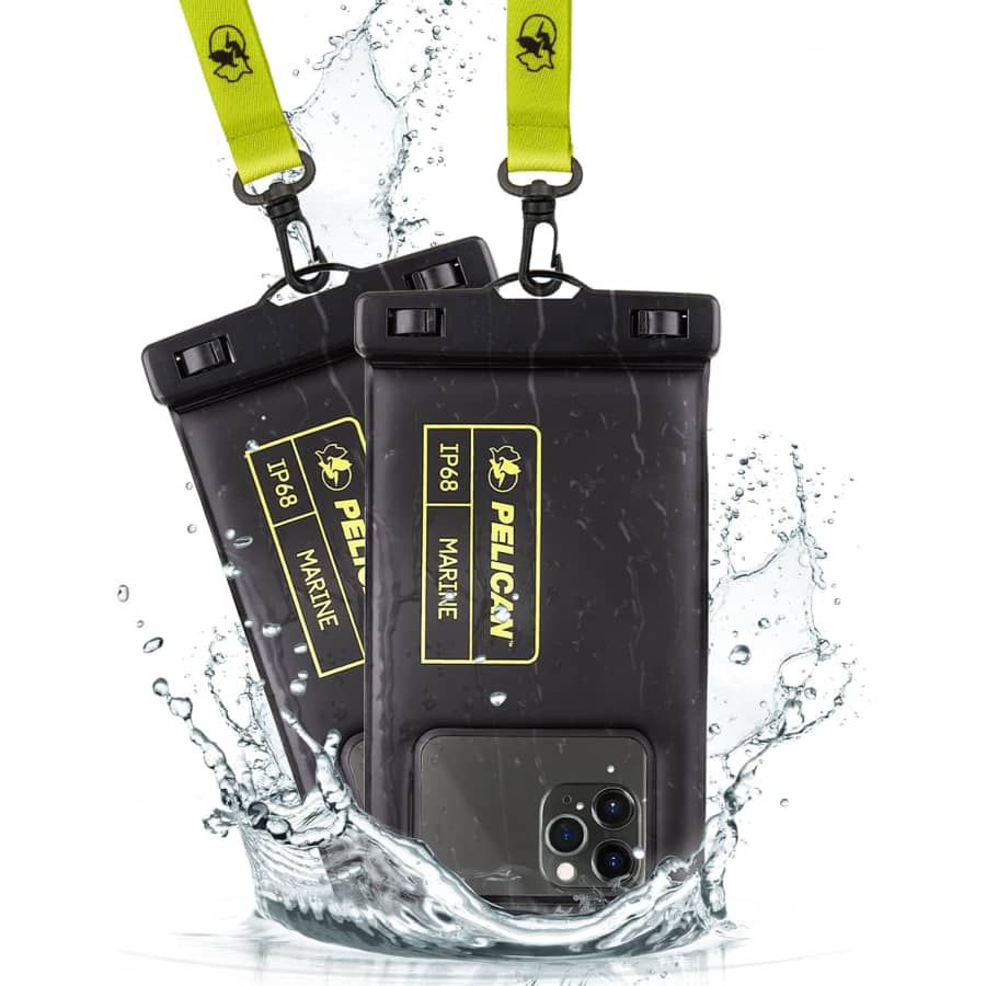 Case-Mate Pelican Marine Floating Waterproof Phone Pouch 2-Pack for $17 Case-Mate Pelican Marine Floating Waterproof Phone Pouch 2-Pack for $17