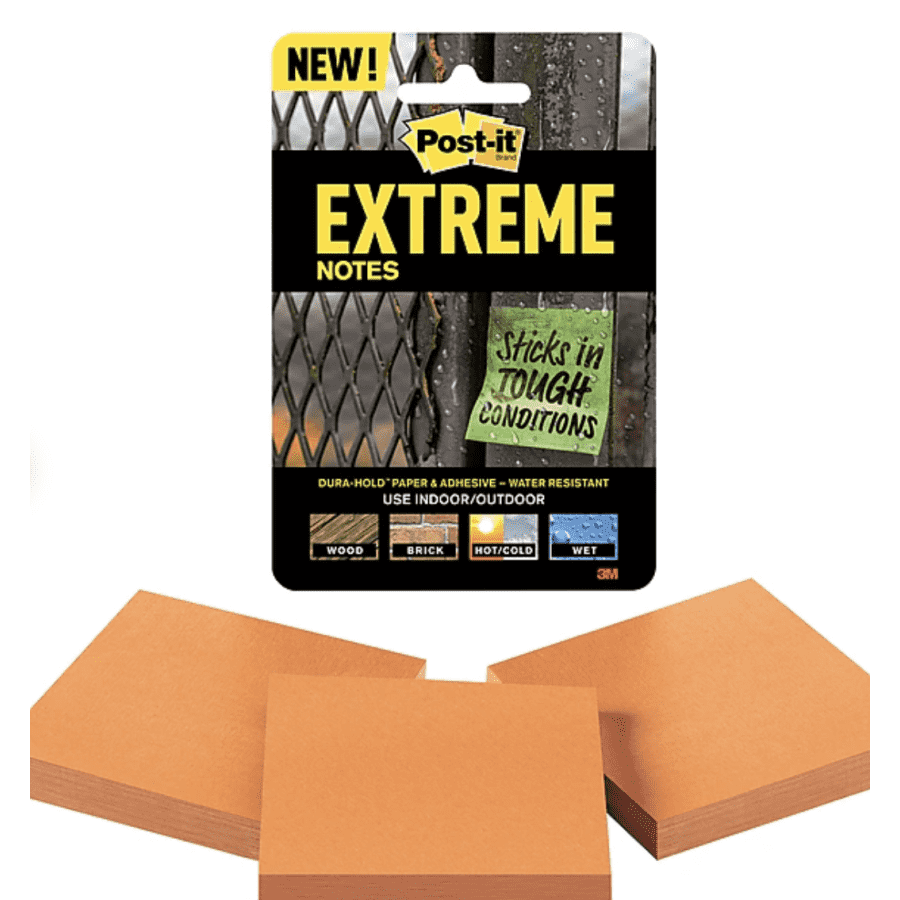 Post-it Extreme Notes 3" x 3" Pad 3-Pack for $3 Post-it Extreme Notes 3" x 3" Pad 3-Pack for $3