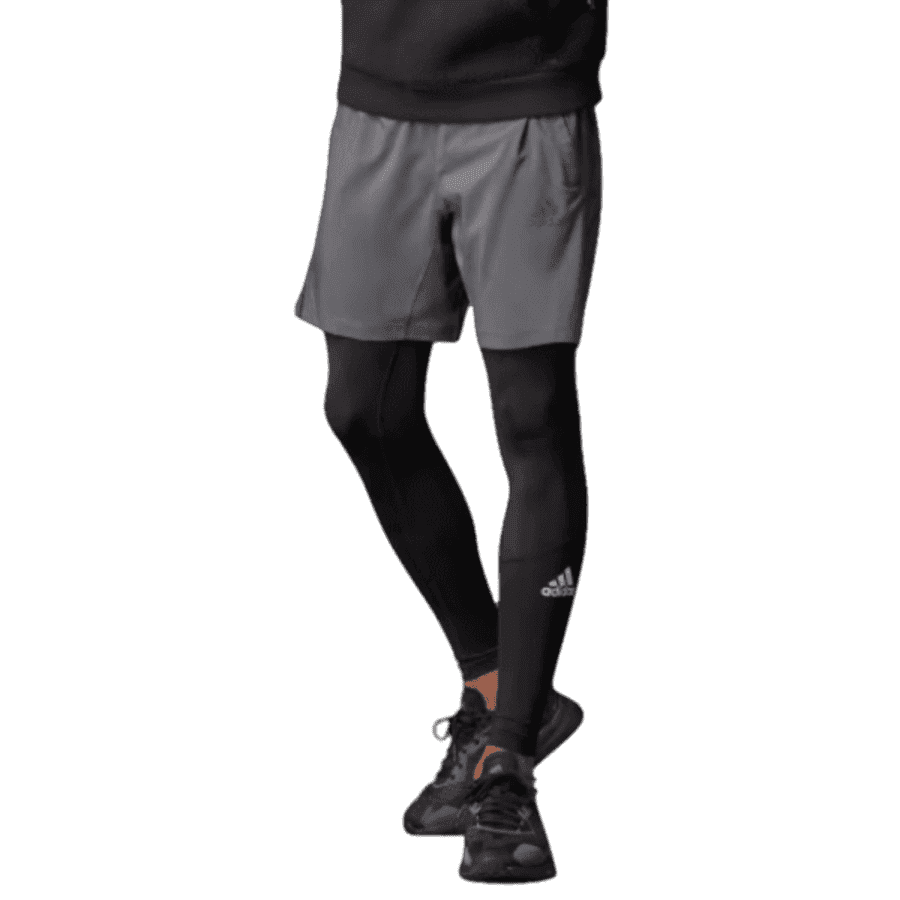 adidas Men's Techfit Long Yoga Tights for $9