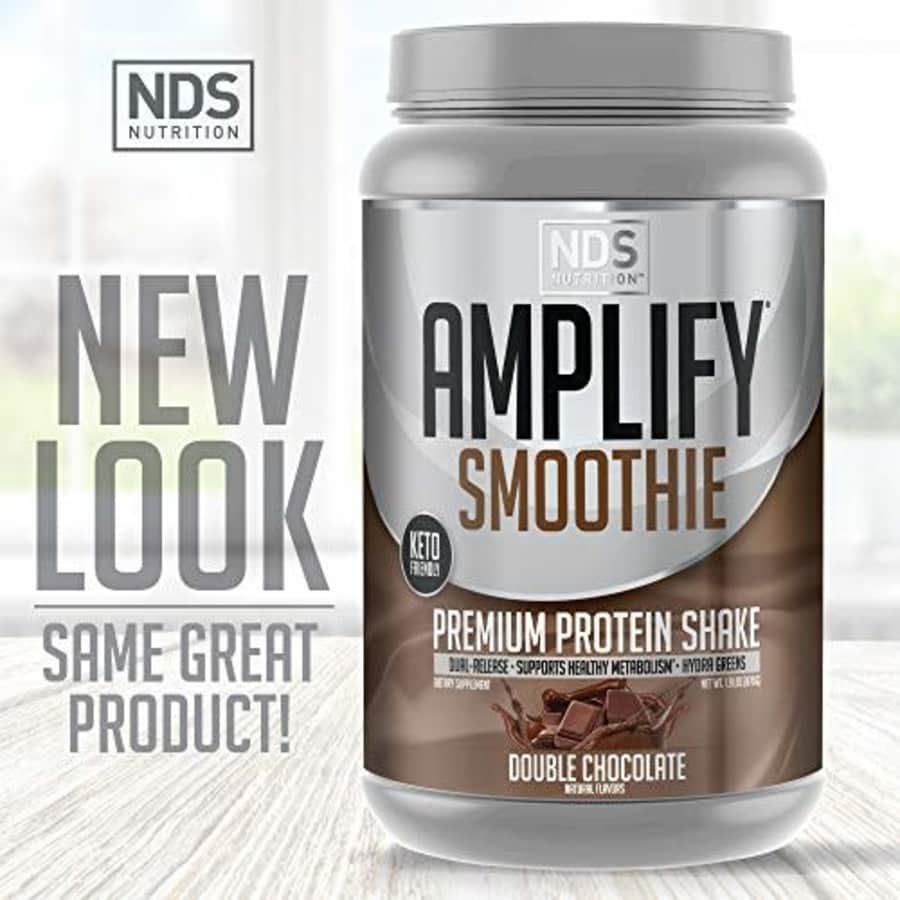 NDS Nutrition Amplify Smoothie Premium Whey Protein Powder Shake with Added Greens and Amino Acids for $55 NDS Nutrition Amplify Smoothie Premium Whey Protein Powder Shake with Added Greens and Amino Acids for $55