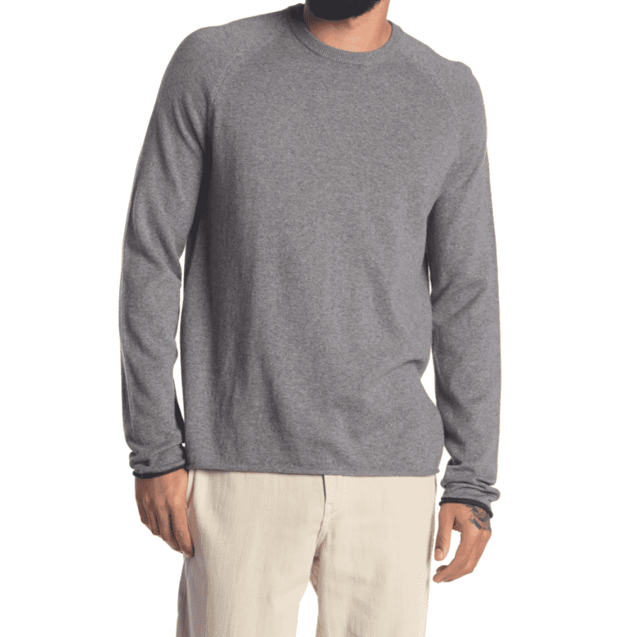 Amicale Men's Cotton & Cashmere Blend Raglan Sleeve Sweatshirt for $18 Amicale Men's Cotton & Cashmere Blend Raglan Sleeve Sweatshirt for $18