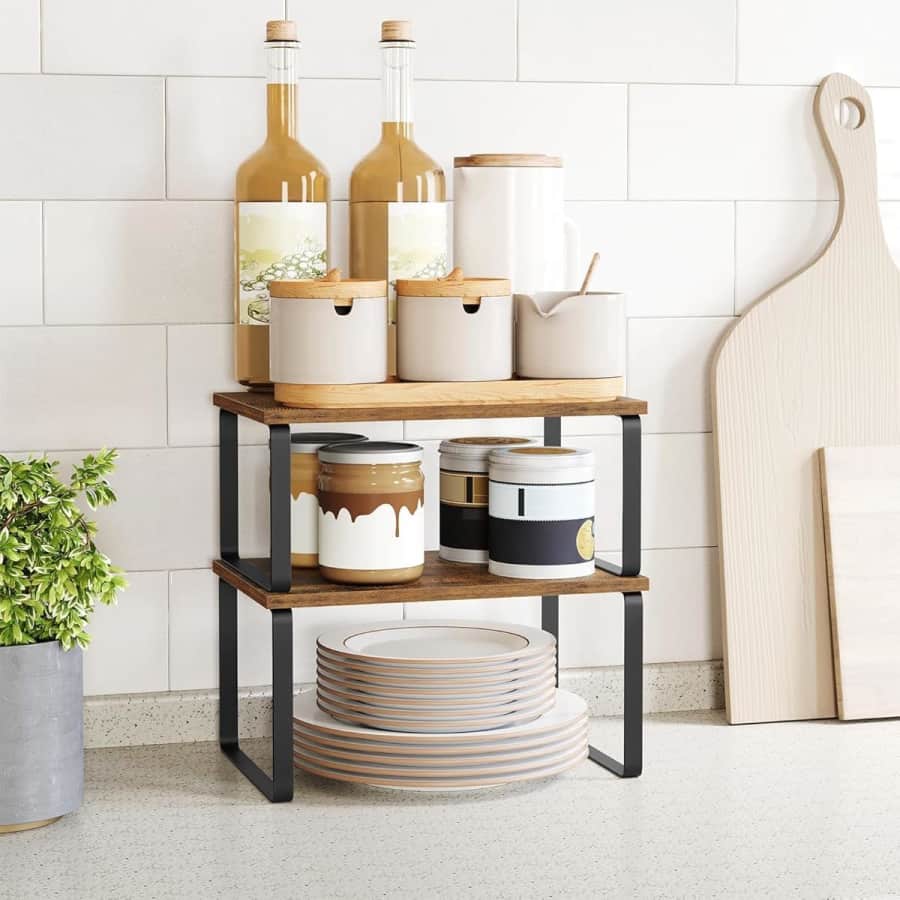 Songmics Set of 2 Shelf Organizers for $16 w/ Prime