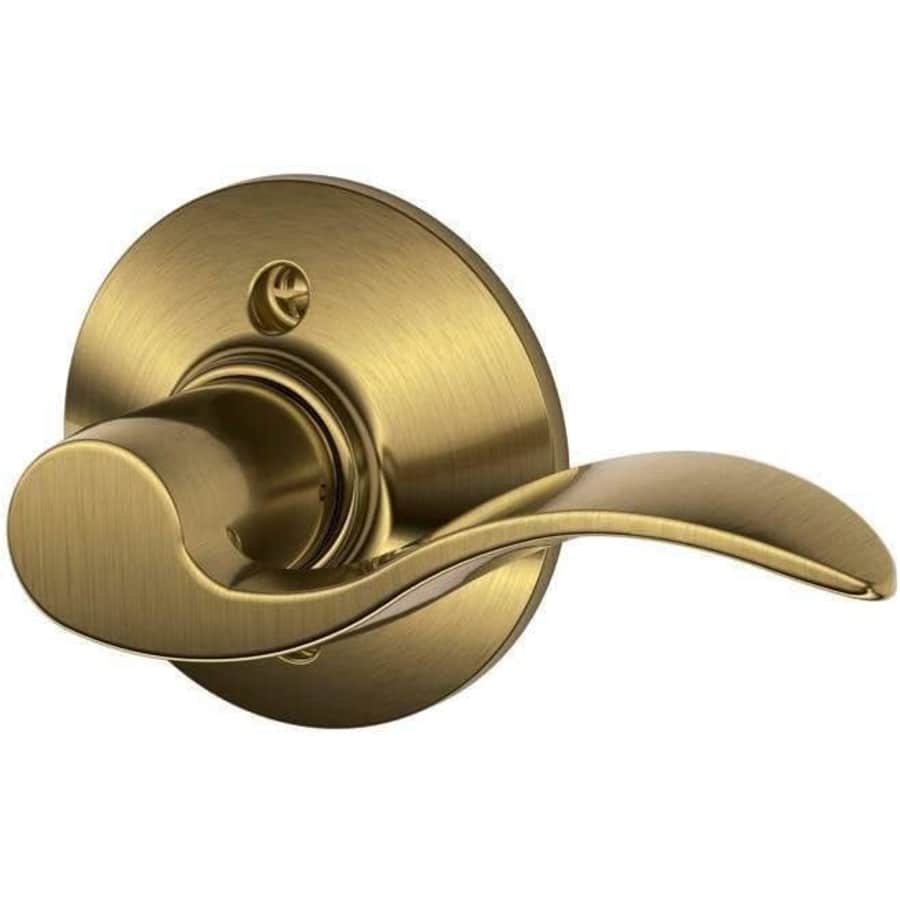 Schlage Accent Decorative Dummy Door Lever for $19